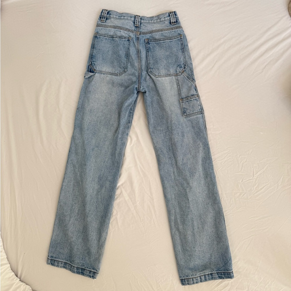Brandy Melville Lightwash Cargo Jean